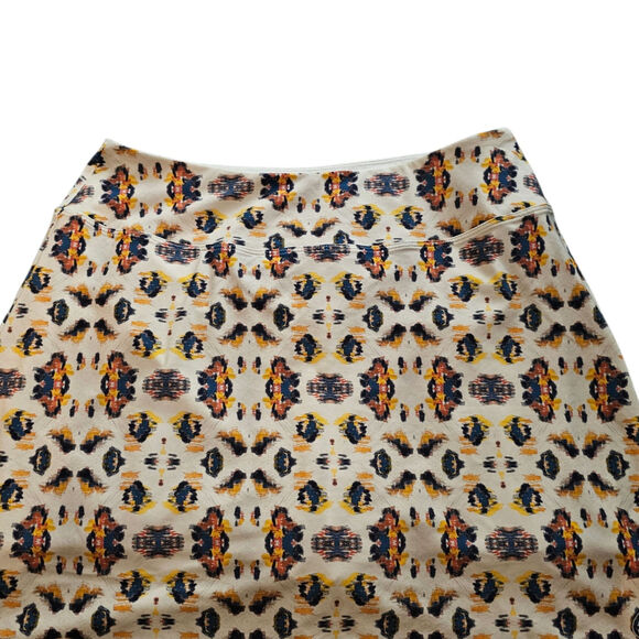 Foraygolf Ikat Tan Multi Skirt Size Medium - Picture 4 of 9